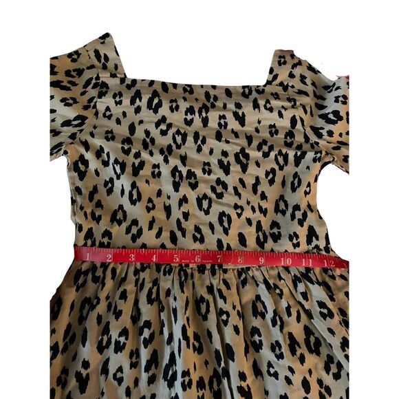 Carter's Kid Girls Leopard Print Dress Size 8 NWT Cotton Casual Party Cute - Picture 11 of 11